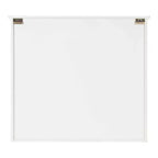 Meuble Mural Décoratif de Ferme en Bois Hutchins 76,2 x 16,5 x 71,1 cm Blanc/Marron - Kate & Laurel All Things Decor : Aucun assemblage requis