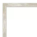 Miroir Mural de Salle de Bain Fissuré sans Biseau 28" x 28" Argent Métallique : Quincaillerie de Montage Incluse, Cadre en Polystyrène