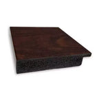 Miroir mural de salle de bain Wildwood marron non biseauté 33" x 27" : Rectangulaire, cadre en polystyrène, fixation murale
