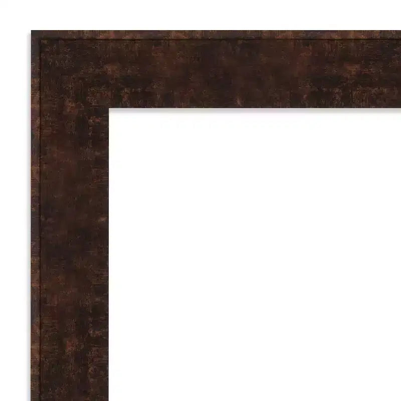 Miroir mural étroit William bronze moucheté 22" x 28" non biseauté