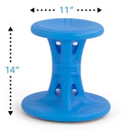 Chaise pour enfants Wiggle 14 po, bleue