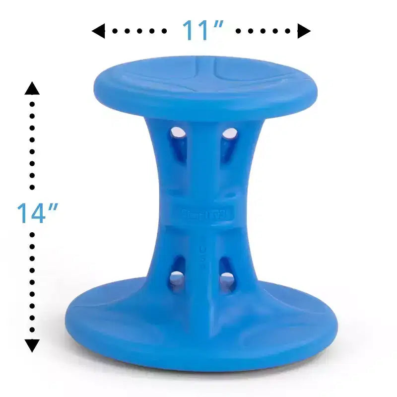 Chaise pour enfants Wiggle 14 po, bleue