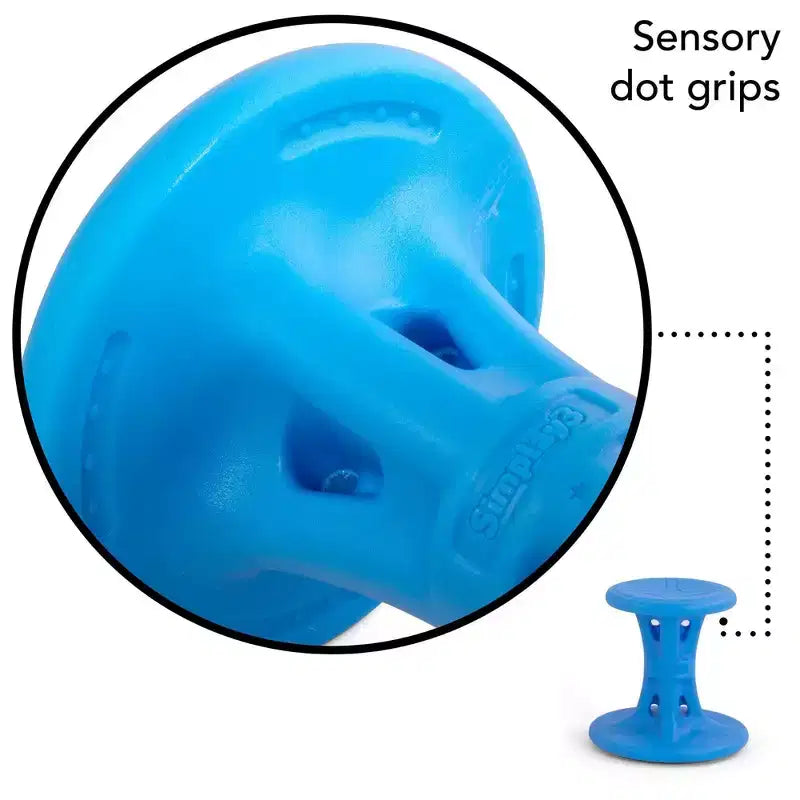 Chaise pour enfants Wiggle 14 po, bleue