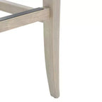 Tabouret de bar Karlee Rattan avec dossier