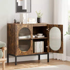 Armoire de rangement en rotin, buffet, console en bois avec étagère de rangement, buffet pour couloir, entrée, salon