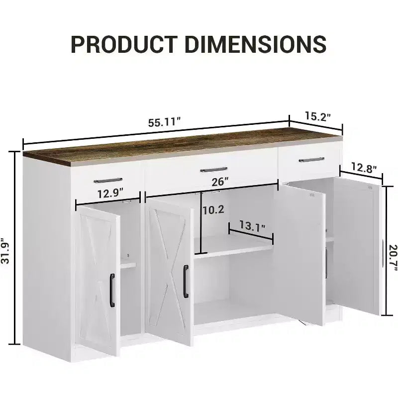 Meuble buffet de ferme 55