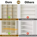 Armoire à chaussures moderne blanche à 10 niveaux avec étagères réglables - 24 casiers et rangement fermé, rangement vertical peu encombrant