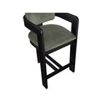 Tabouret Sacha en velours vert