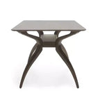 Table à manger rectangulaire en bois moderne Salli Mid Century