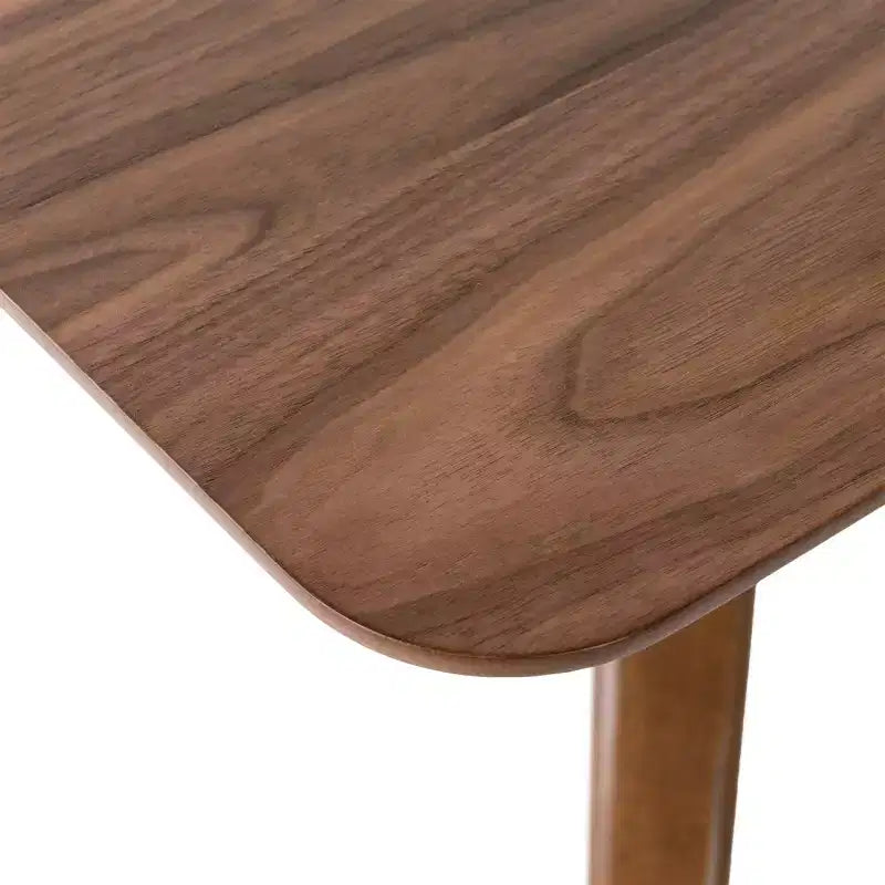 Table à manger rectangulaire en bois moderne Salli Mid Century