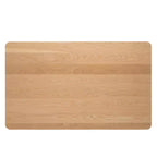 Table à manger rectangulaire en bois moderne Salli Mid Century