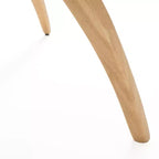 Table à manger rectangulaire en bois moderne Salli Mid Century