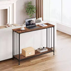 Console étroite pour entrée, Table basse de style industriel