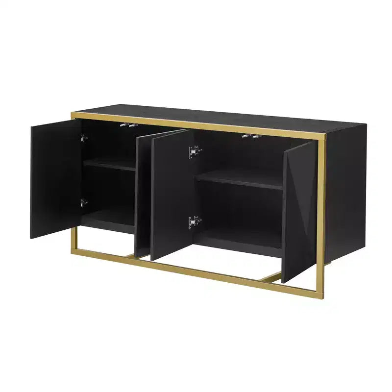 Buffet moderne, meuble de rangement avec portes à fermeture douce