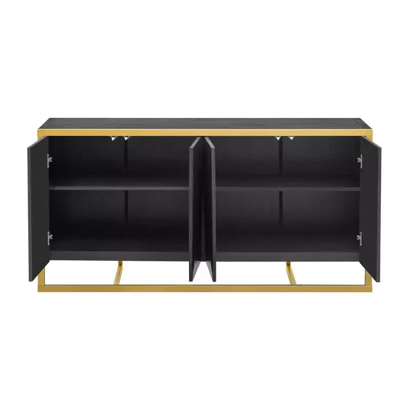 Buffet moderne, meuble de rangement avec portes à fermeture douce