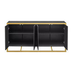 Buffet moderne, meuble de rangement avec portes à fermeture douce