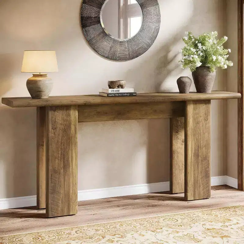 Lantine 70.87 Extra Long Console Table, Modern Sofa Table Behind Couch for Entryway, Entrance, Hallway, Living Room