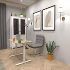 Bureau électrique compact assis-debout avec plateau de 48 pouces