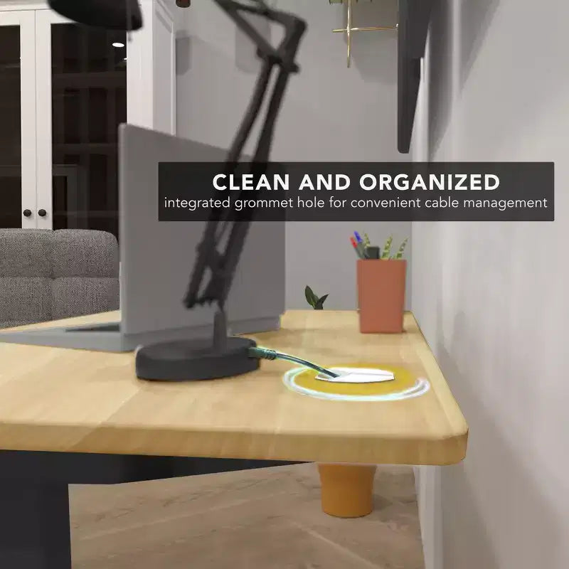 Bureau électrique compact assis-debout avec plateau de 48 pouces
