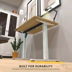 Bureau électrique compact assis-debout avec plateau de 48 pouces