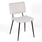 Chaises de salle à manger tapissées Pomona, lot de 4