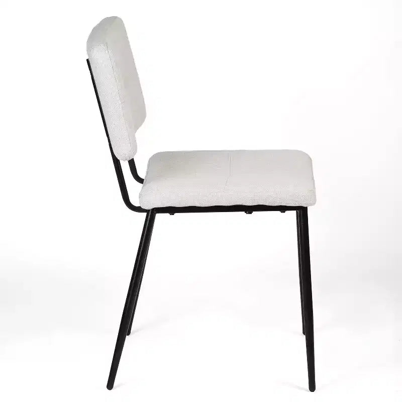 Chaises de salle à manger tapissées Pomona, lot de 4