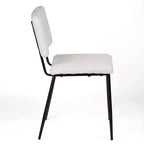 Chaises de salle à manger tapissées Pomona, lot de 4