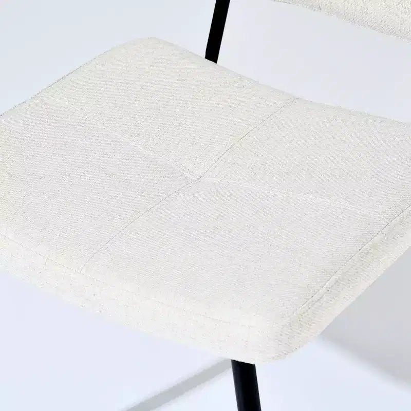 Chaises de salle à manger tapissées Pomona, lot de 4