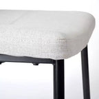 Chaises de salle à manger tapissées Pomona, lot de 4