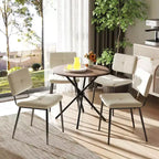 Chaises de salle à manger tapissées Pomona, lot de 4