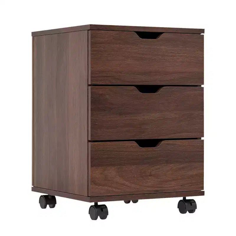 Classeur vertical en bois à 3 tiroirs