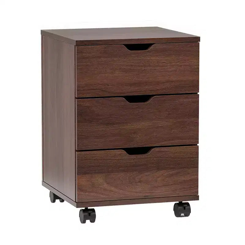 Classeur vertical en bois à 3 tiroirs