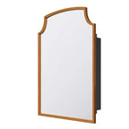 Armoire à pharmacie de salle de bain dorée de style rustique 29,9 H x 19,7 W