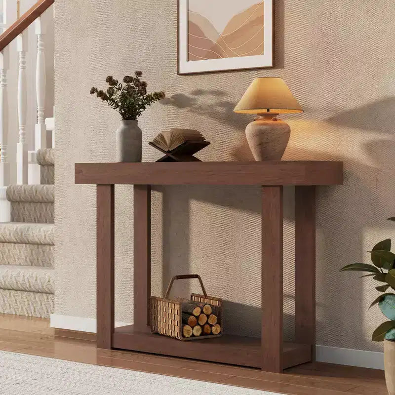 Table basse Hamela avec plateau en verre