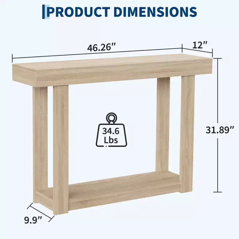 Table basse Hamela avec plateau en verre