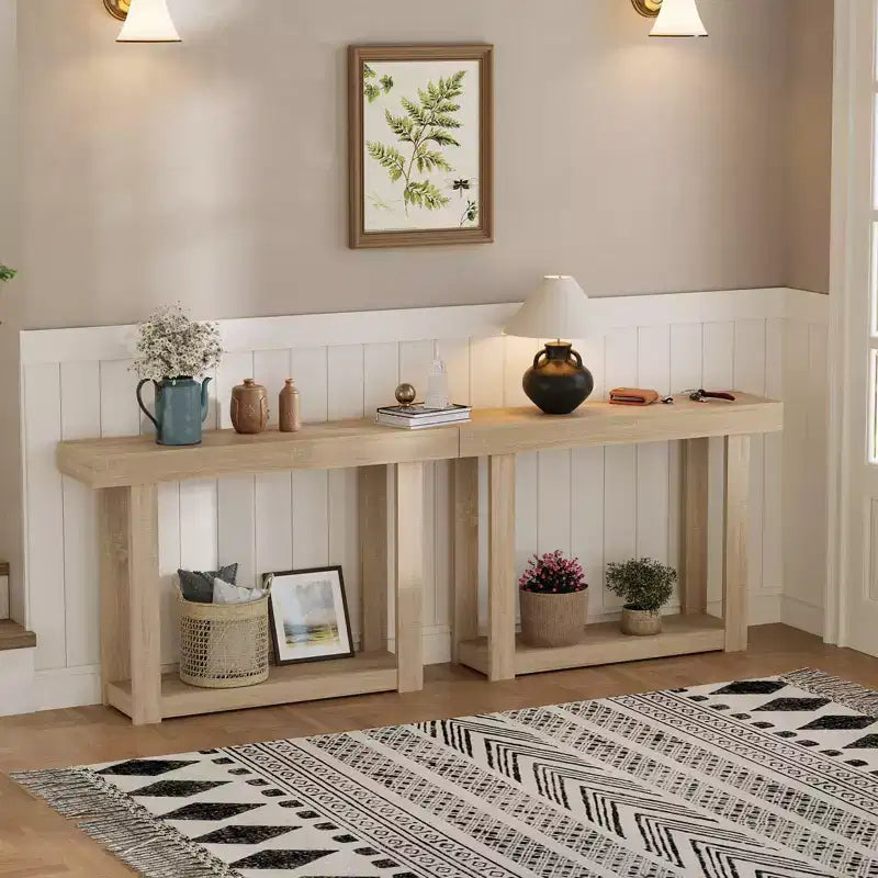 Table basse Hamela avec plateau en verre