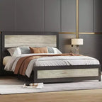 Cadre de lit plateforme industriel avec tête de lit