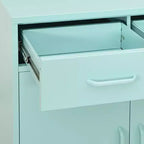 Meuble de rangement Acier Vert Olive 80 x 35 x 101,5 cm
