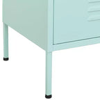 Meuble de rangement Acier Vert Olive 80 x 35 x 101,5 cm