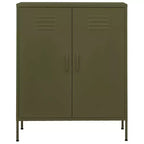 Meuble de rangement Acier Vert Olive 80 x 35 x 101,5 cm