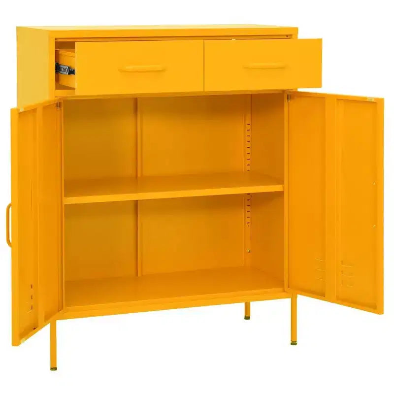 Meuble de rangement Acier Vert Olive 80 x 35 x 101,5 cm
