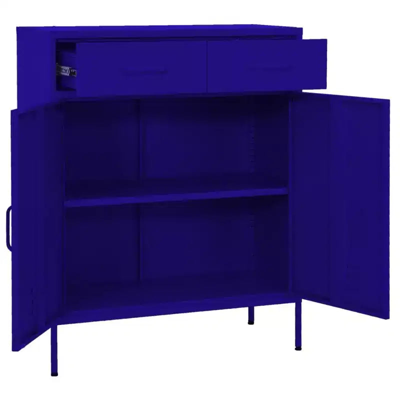 Meuble de rangement Acier Vert Olive 80 x 35 x 101,5 cm