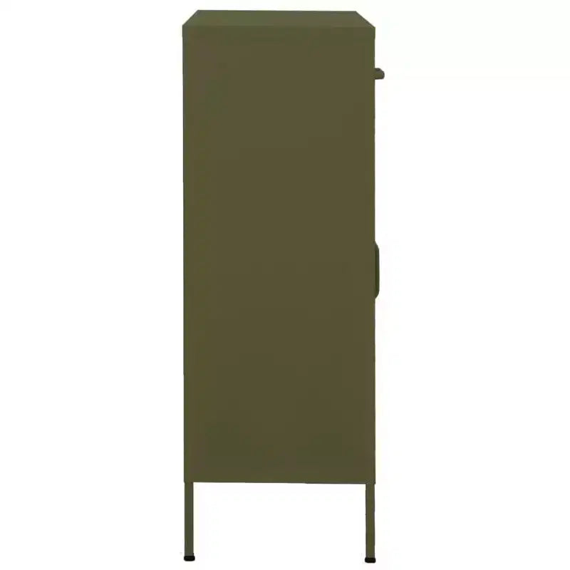 Meuble de rangement Acier Vert Olive 80 x 35 x 101,5 cm