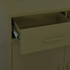 Meuble de rangement Acier Vert Olive 80 x 35 x 101,5 cm
