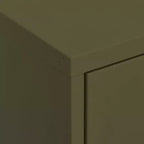 Meuble de rangement Acier Vert Olive 80 x 35 x 101,5 cm