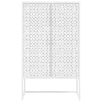 Meuble de rangement, buffet pour entrée, chambre ou bureau, en acier