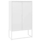 Meuble de rangement, buffet pour entrée, chambre ou bureau, en acier
