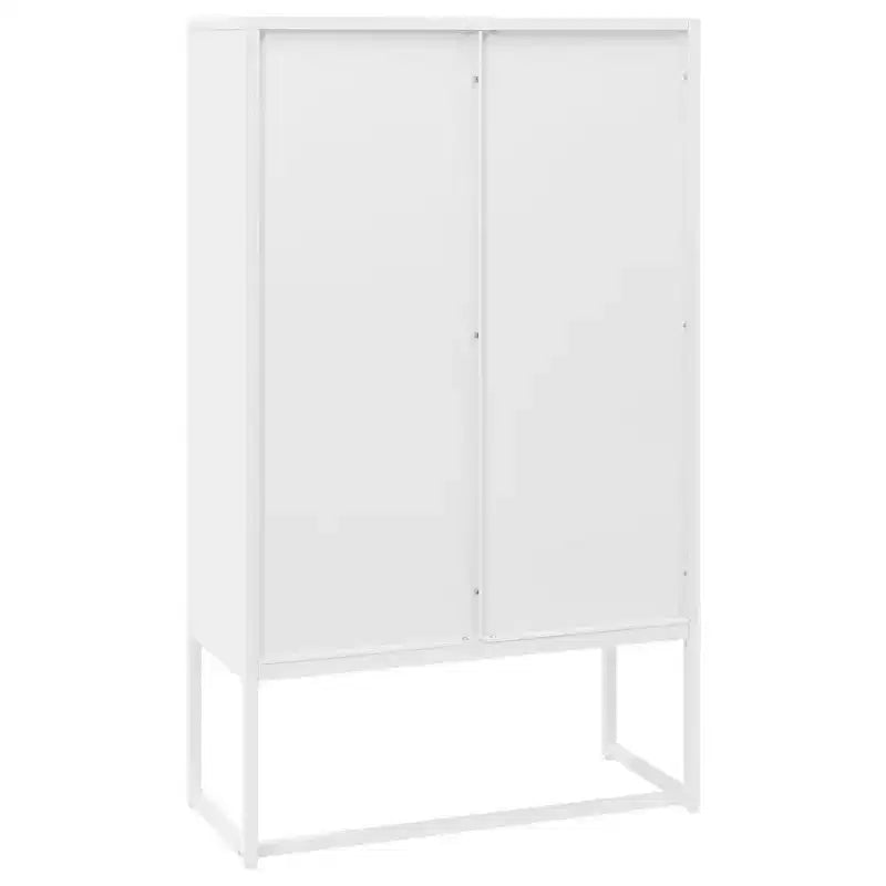 Meuble de rangement, buffet pour entrée, chambre ou bureau, en acier