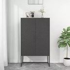 Meuble de rangement, buffet pour entrée, chambre ou bureau, en acier