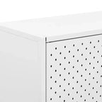 Meuble de rangement, buffet pour entrée, chambre ou bureau, en acier